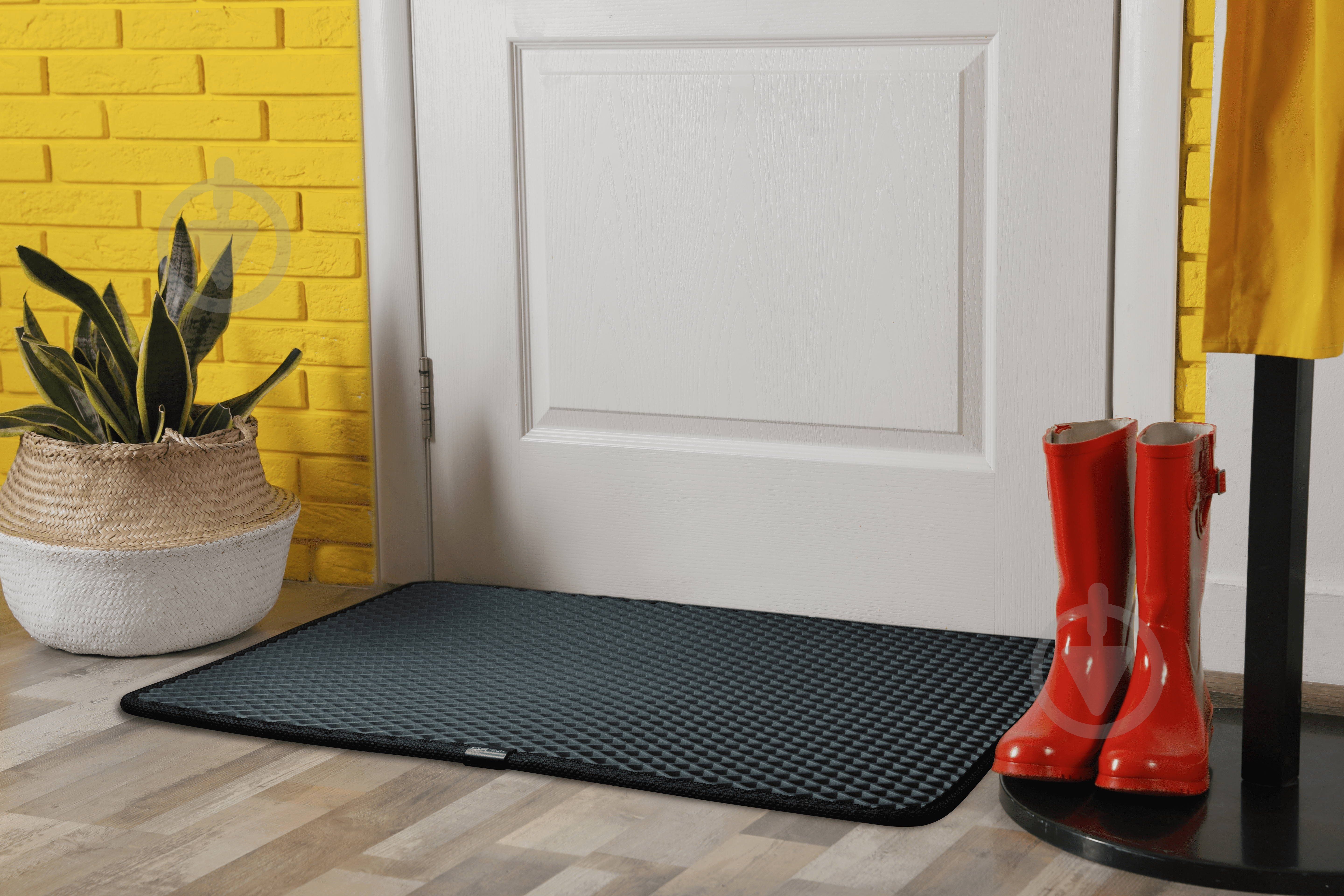 Коврик EVAtech Home ромб серый 60x90 см (KD43332KA1RGB) - фото 3