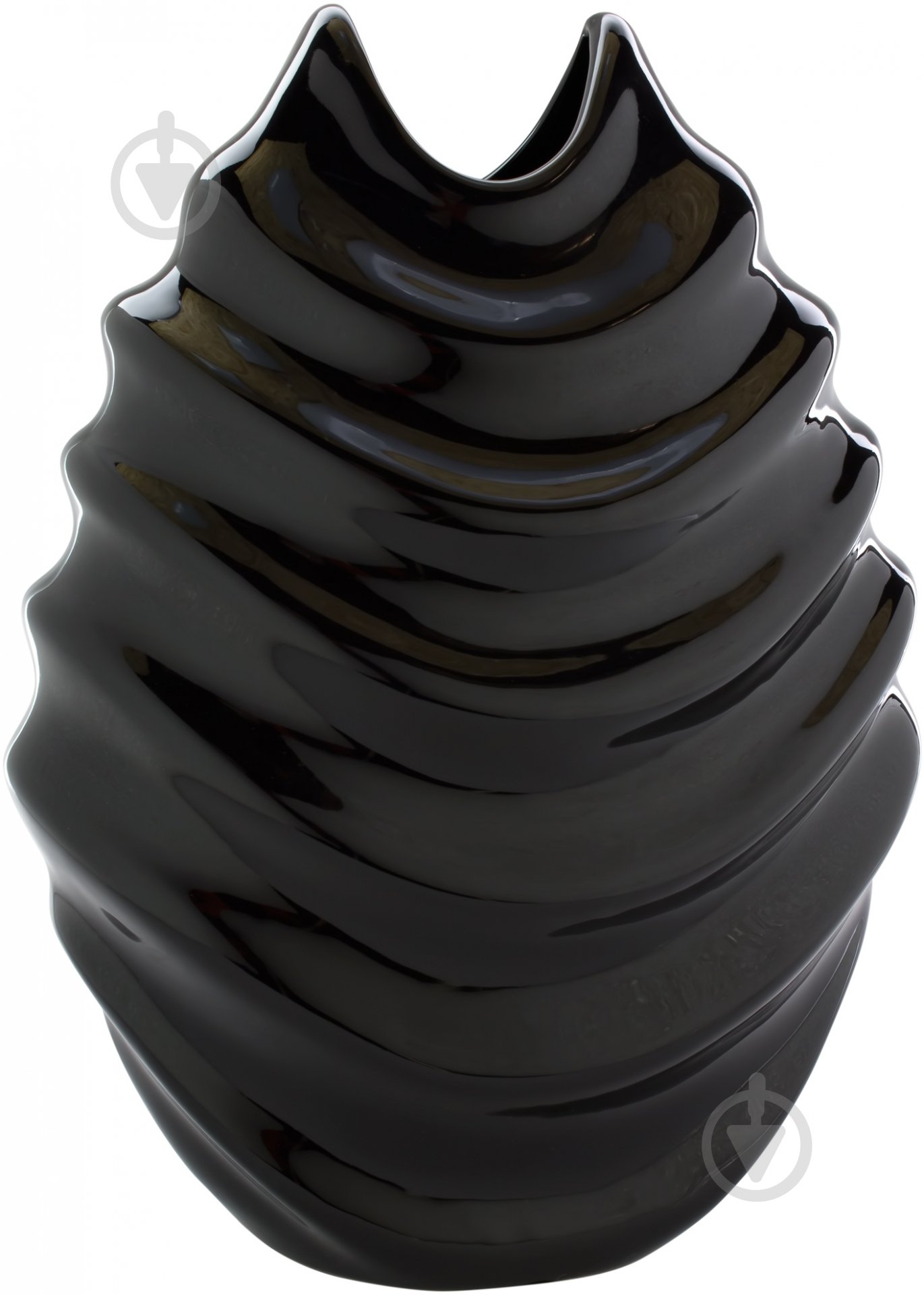 Ваза керамическая ETERNA 30см 30 см черная - фото 1