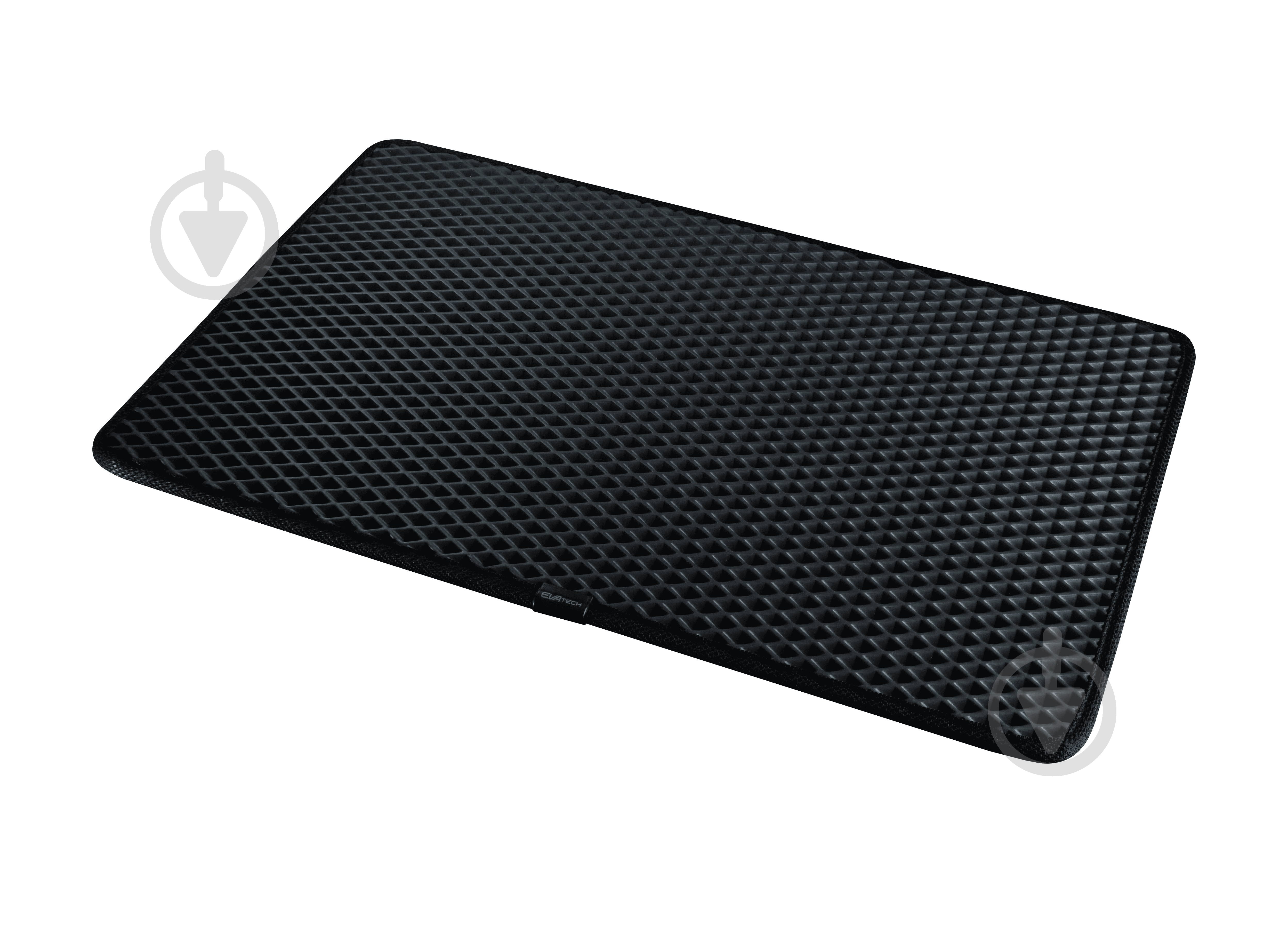 Коврик EVAtech Home ромб черный 80x120 см (KD43606KE1RBB) - фото 2
