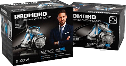 Пылесос Redmond RV C337 grey - фото 15