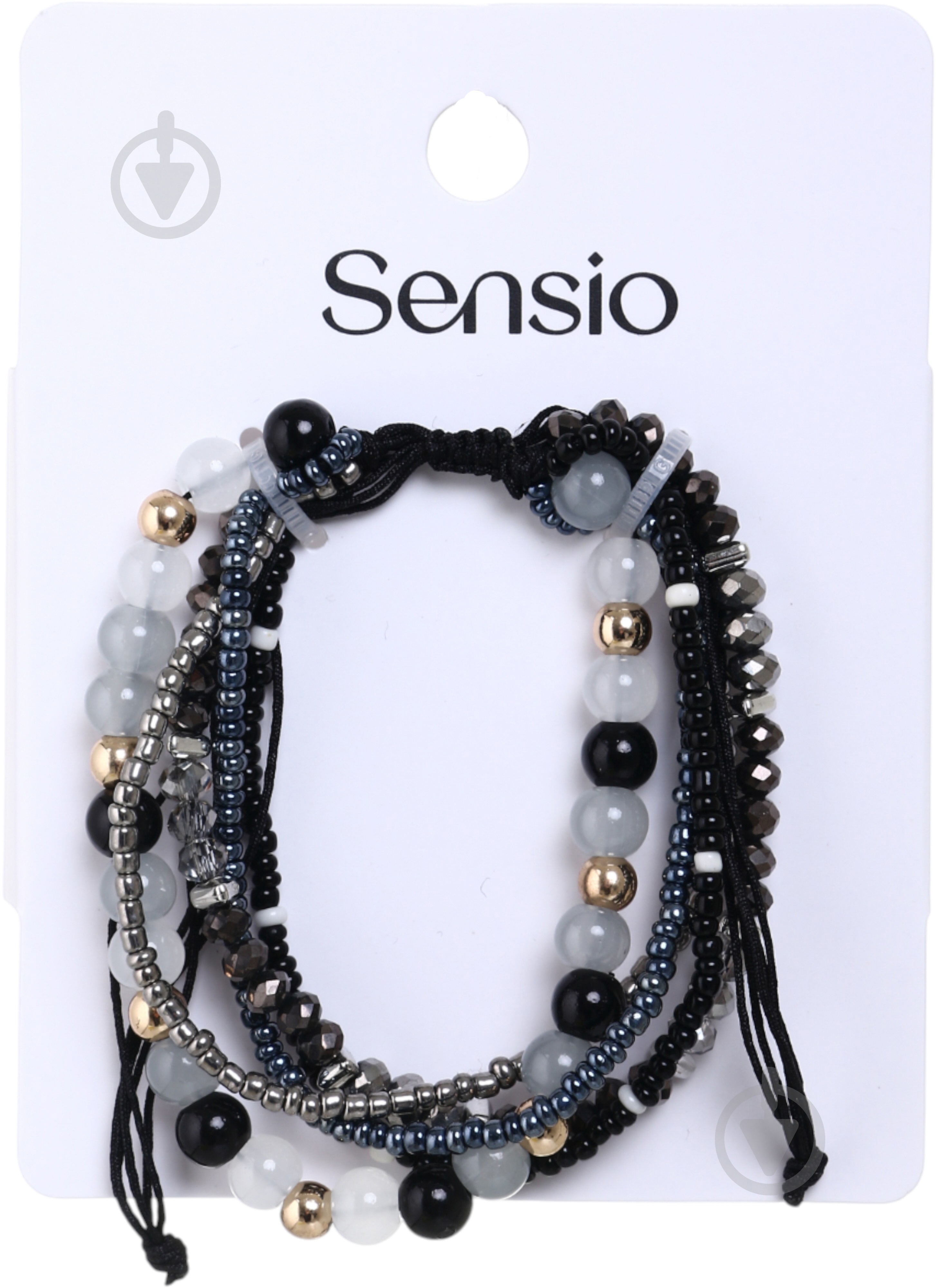 Браслет Sensio Rosara металл черный - фото 4