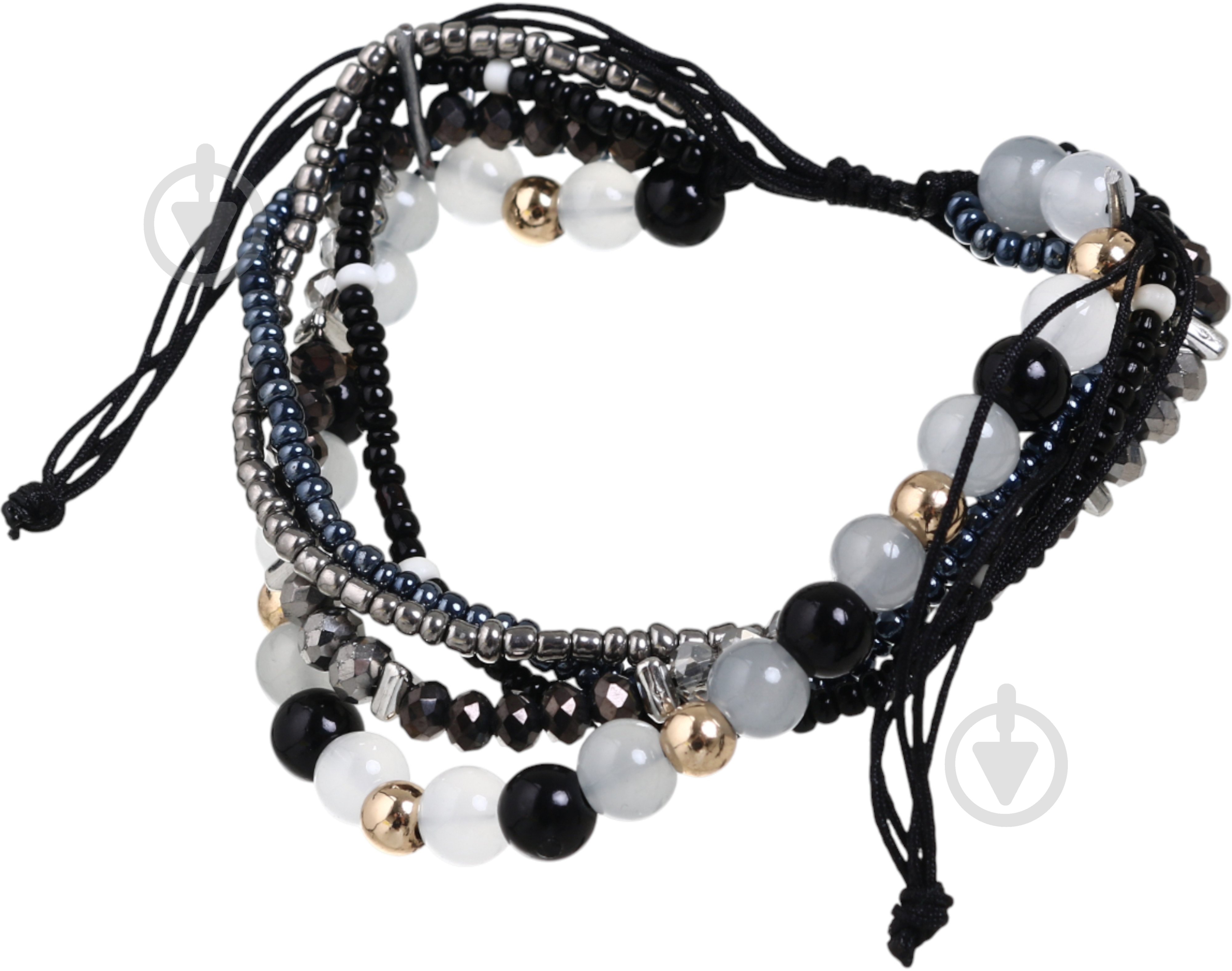 Браслет Sensio Rosara металл черный - фото 2