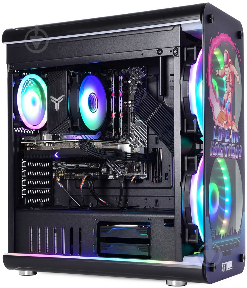 Компьютер Artline Overlord NEON (NEONv60) black - фото 9