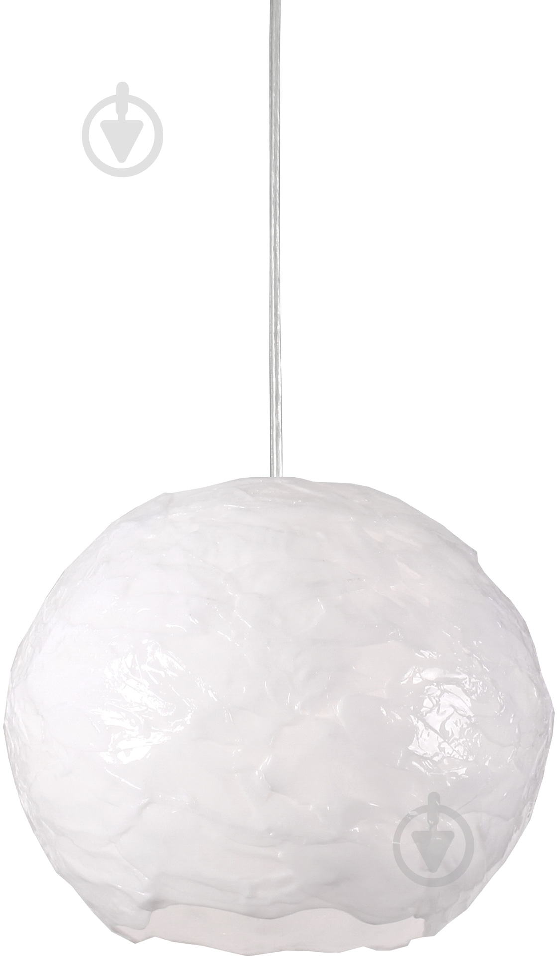 Подвес Victoria Lighting 1x6 Вт E27 хром/белый Estel/SP1 D315 - фото 1