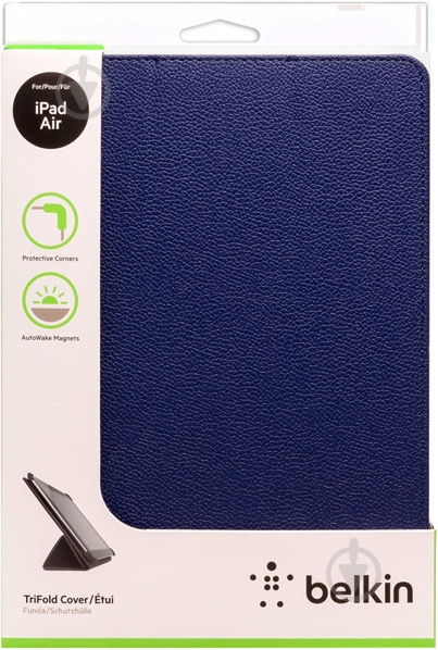Чехол Belkin Trifold Cover blue (F7N057B2C01) - фото 4