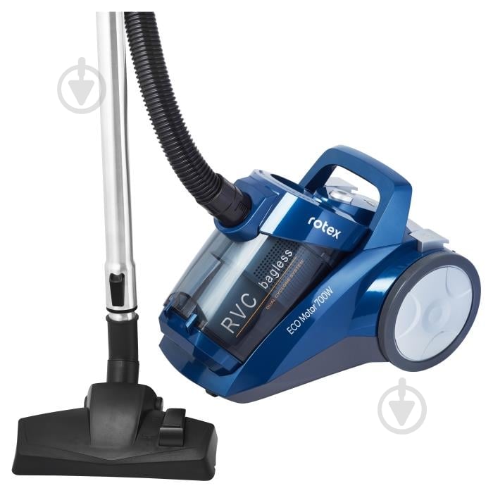 Пилосос Rotex RVC16-B EcoPower без мішка dark blue - фото 2