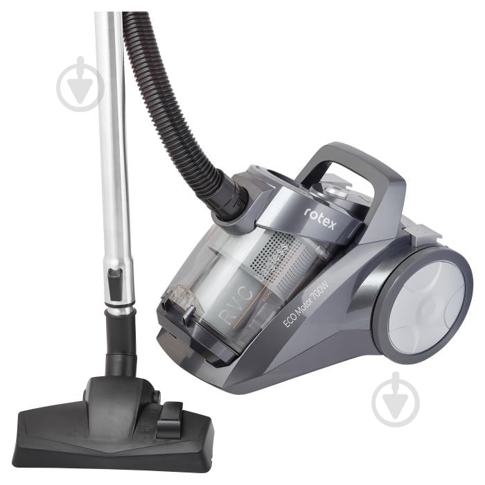 Пилосос циклонний Rotex RVC18-G ParquetPlus без мішка grey - фото 2