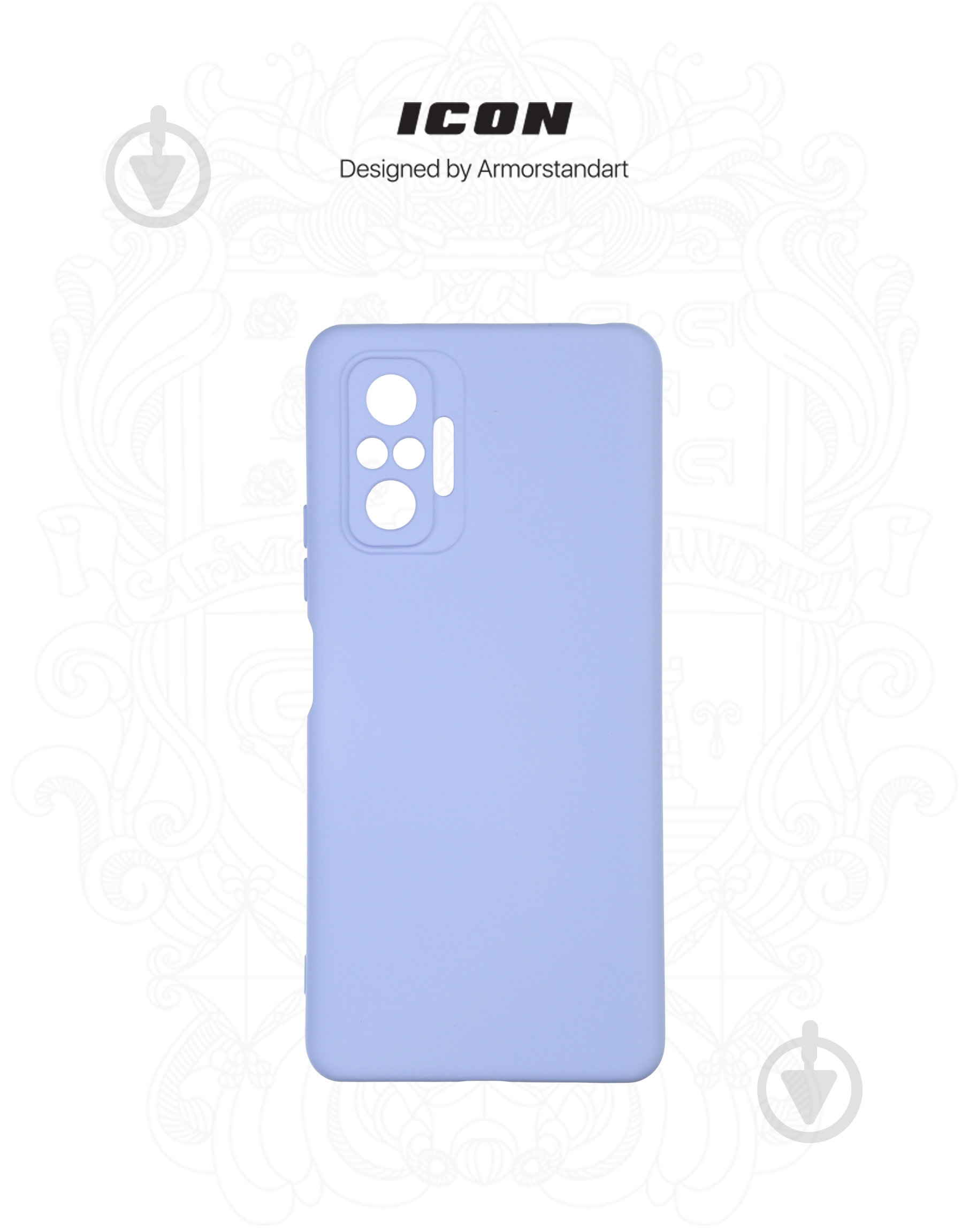 Панель Armorstandart ICON Case для Xiaomi Redmi Note 10 Pro Lavender (ARM59601) - фото 3 Панель Armorstandart ICON Case для Xiaomi Redmi Note 10 Pro Lavender (ARM59601) - фото 3