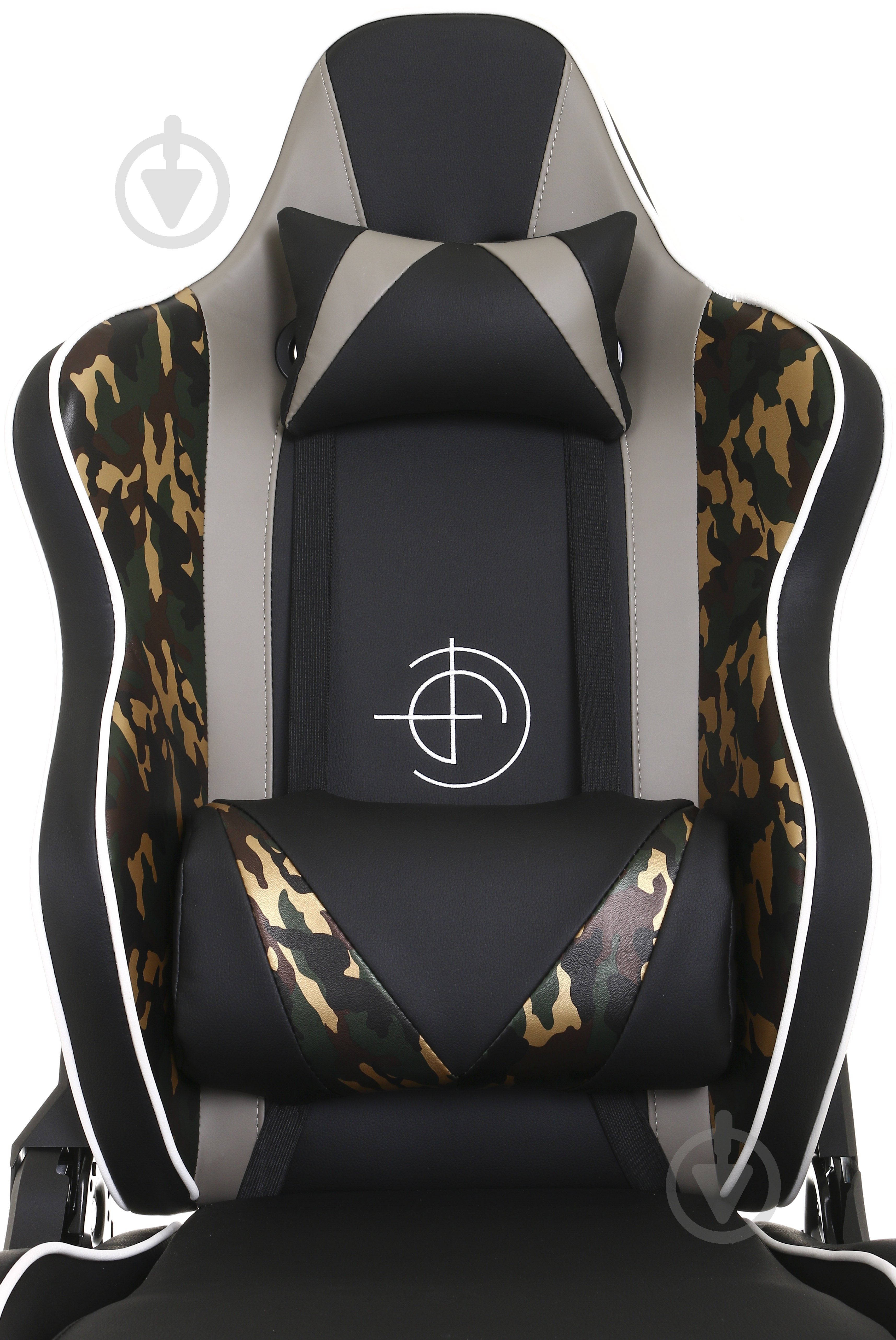 Крісло ігрове Сана чорний/сірий/камуфляж - фото 11