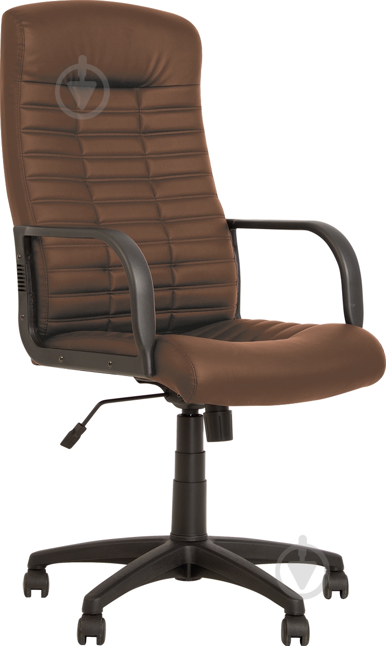 Крісло Nowy Styl Boss Kd Tilt Pl64 Eco-31 темно-коричневий - фото 1