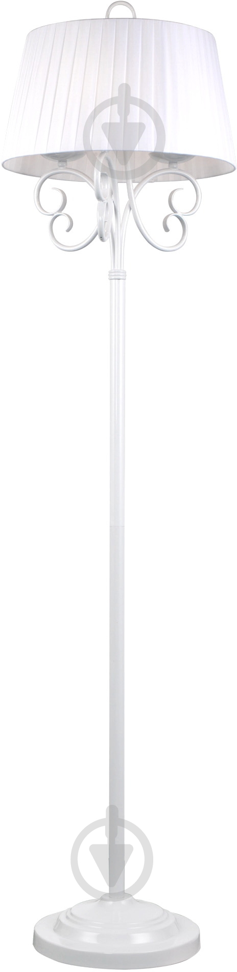 Торшер Victoria Lighting 40 Вт E14 білий Shiny/PT3 - фото 1