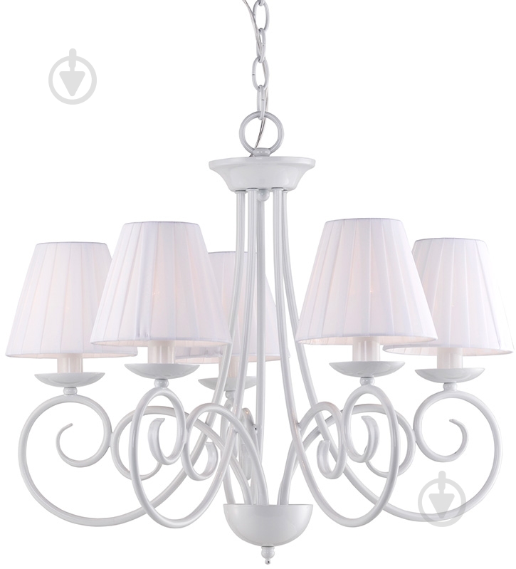 Люстра подвесная Victoria Lighting 5xE14 белый Shiny/SP5 - фото 1
