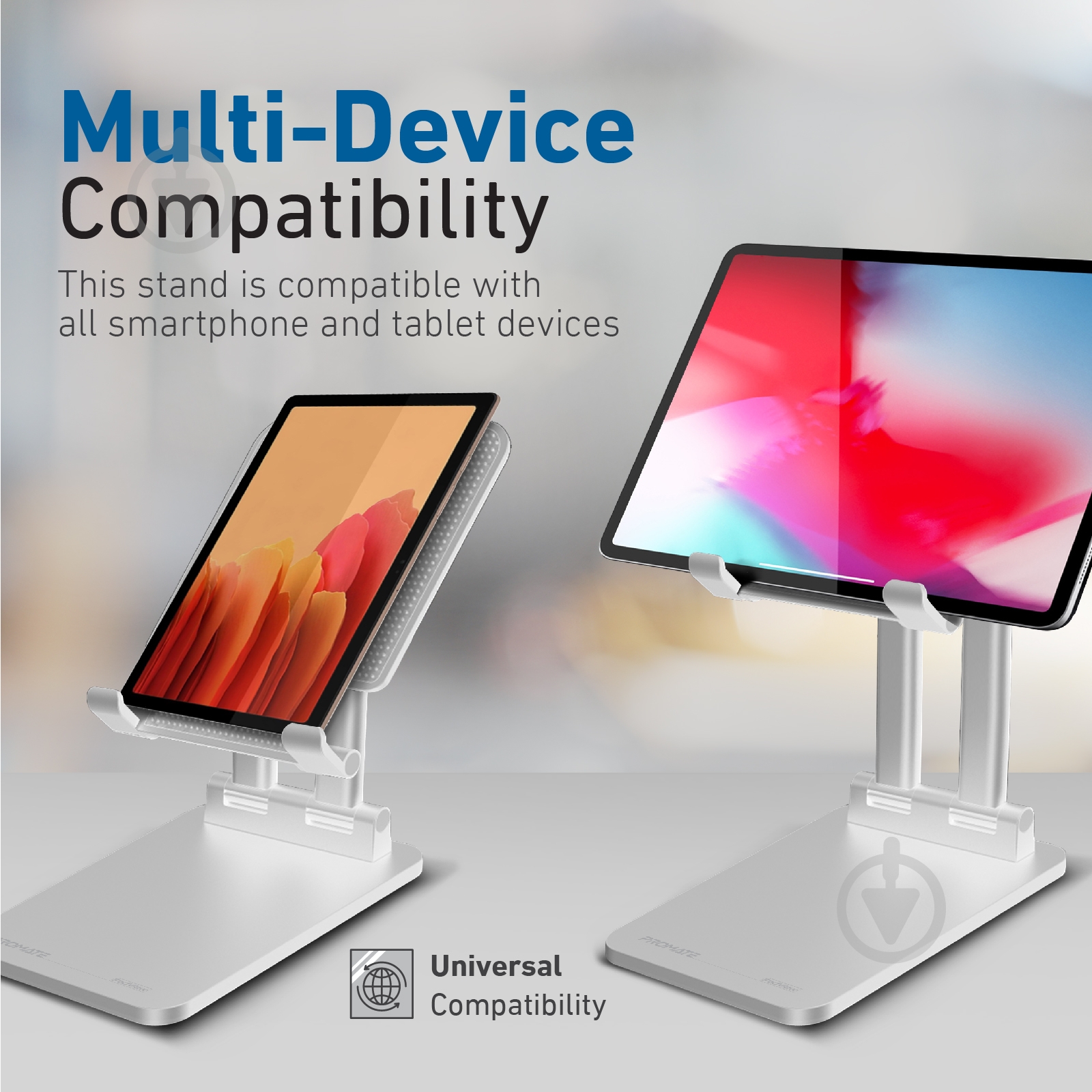 Держатель для смартфона или планшета Promate PadView белый - фото 3