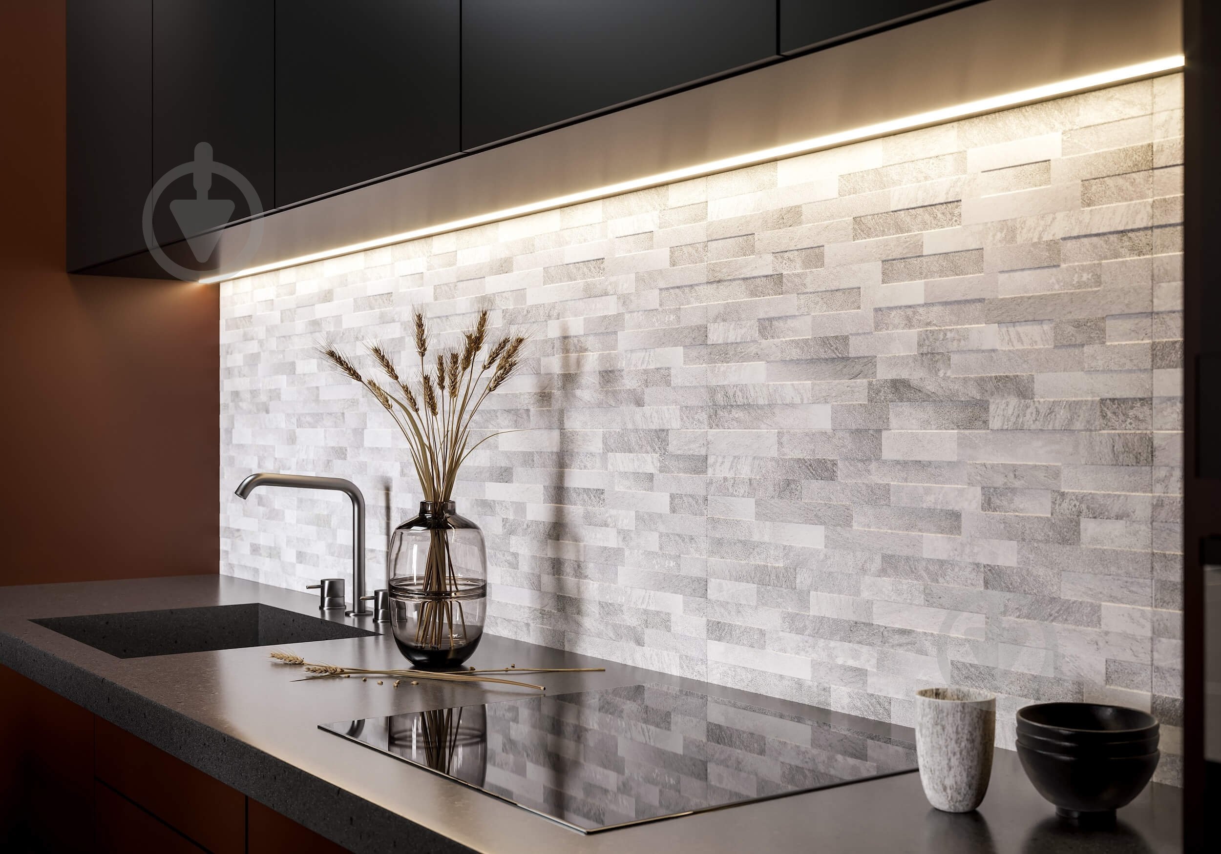 Плитка Golden Tile Muretto gray 8S2530 30х60 см - фото 3