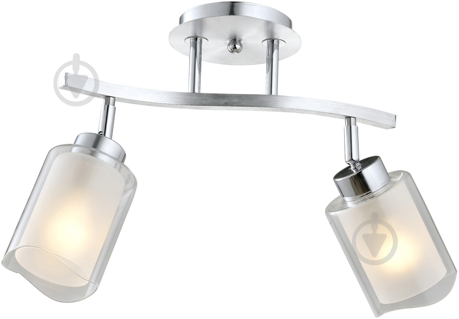 Люстра потолочная Victoria Lighting 2xE27 алюминий Kava/PL2 - фото 1