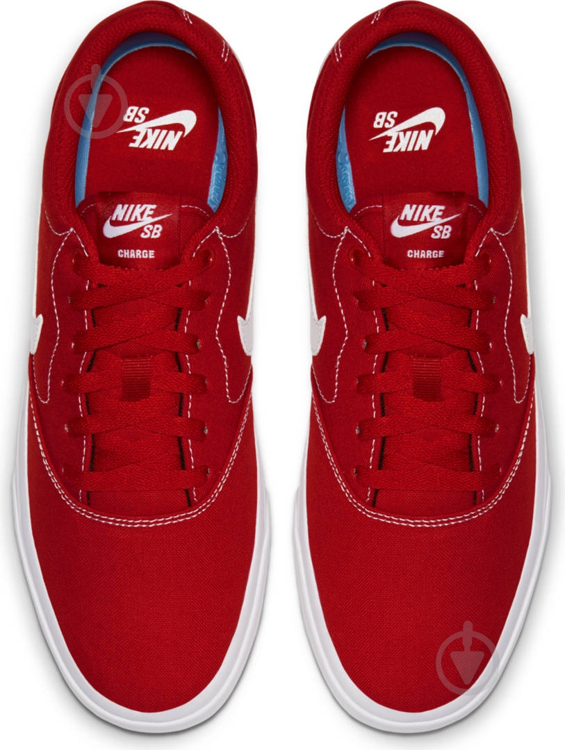 Кроссовки мужские демисезонные Nike SB CHARGE CNVS CD6279-601 р.45,5 красные - фото 7
