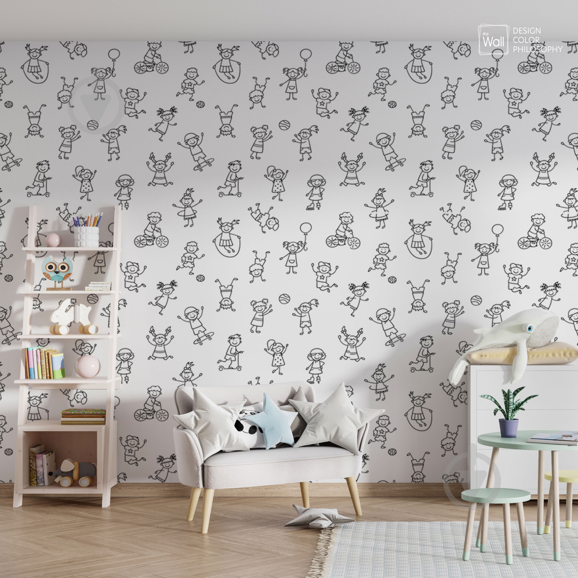 Шпалери дизайнерські DCPWall WHISPER WH-p057-A 275x300 см 8,25 кв.м - фото 5