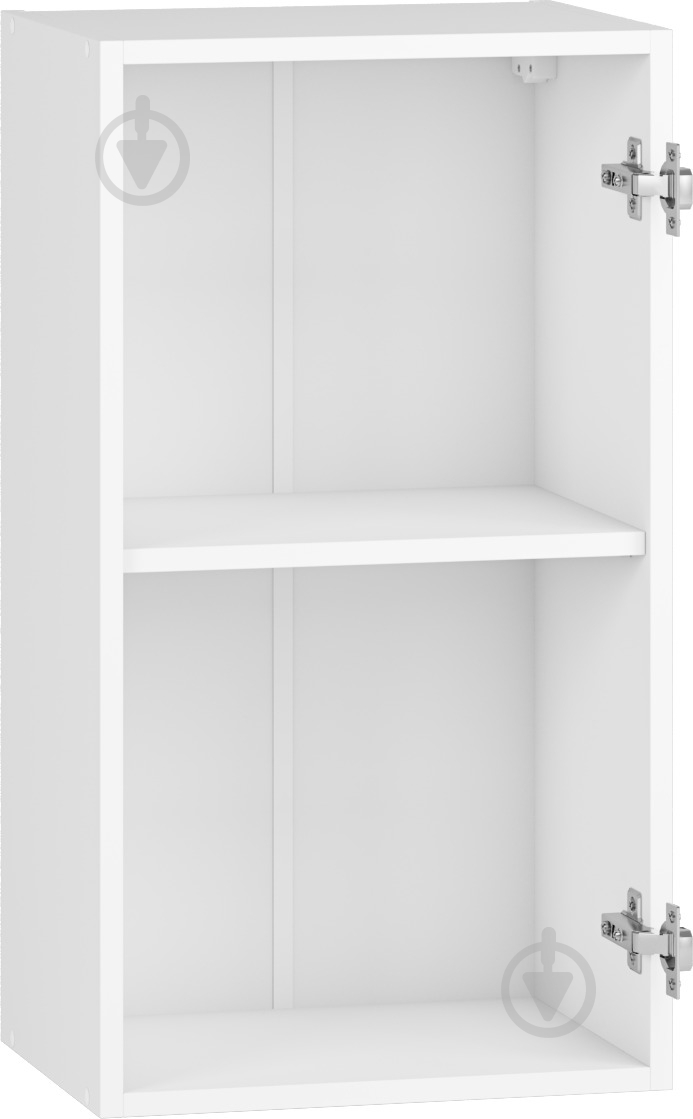 Шкаф верхний Грейд распашной 400x720x300 мм белый - фото 1