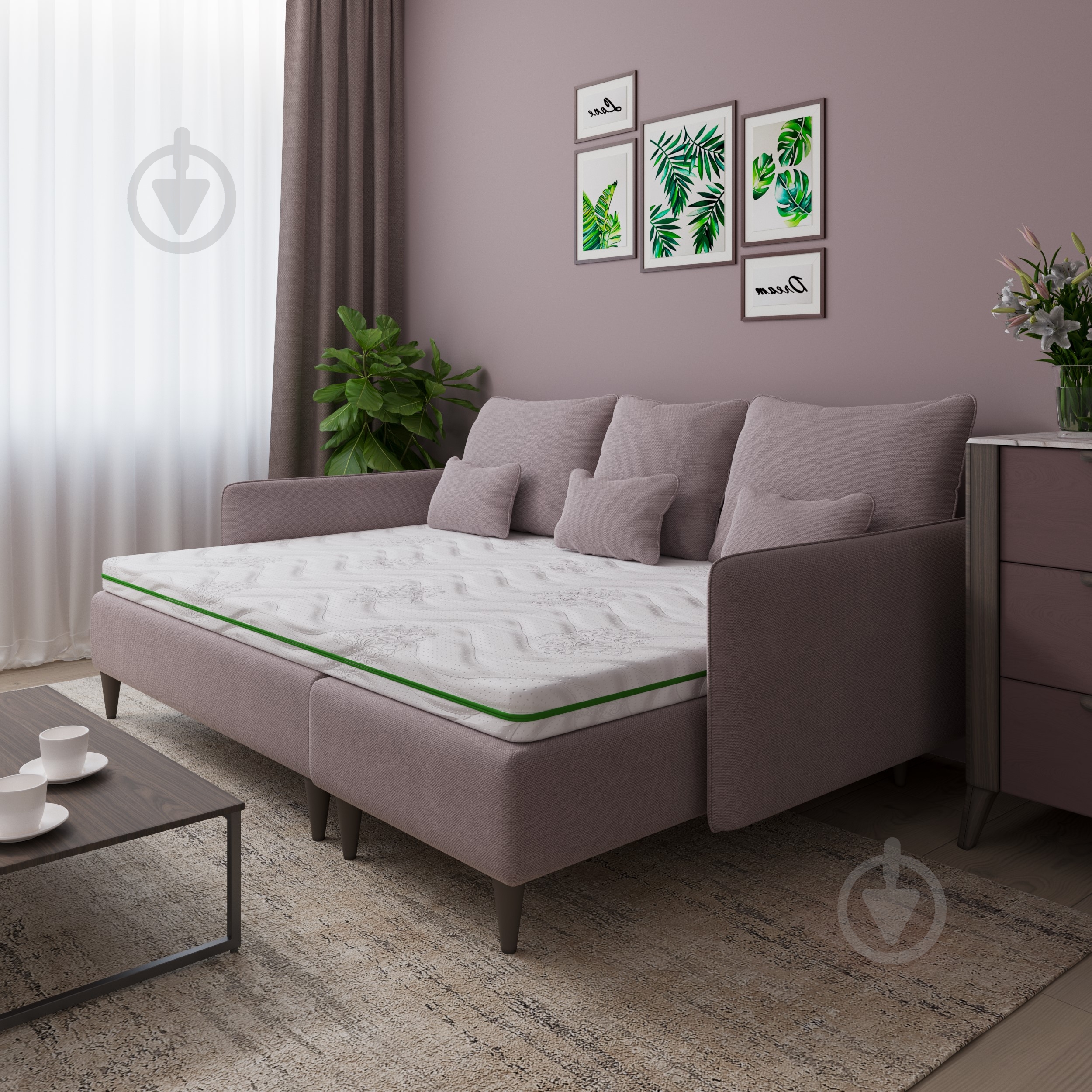 Матрац-топер Sleep Roll Snow Usleep 150x200 см - фото 3 Матрац-топер Sleep Roll Snow Usleep 150x200 см - фото 3