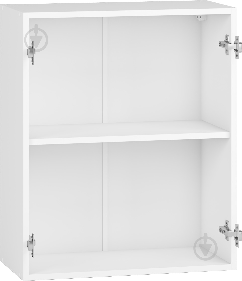 Шкаф верхний Грейд распашной 600x720x300 мм белый - фото 1