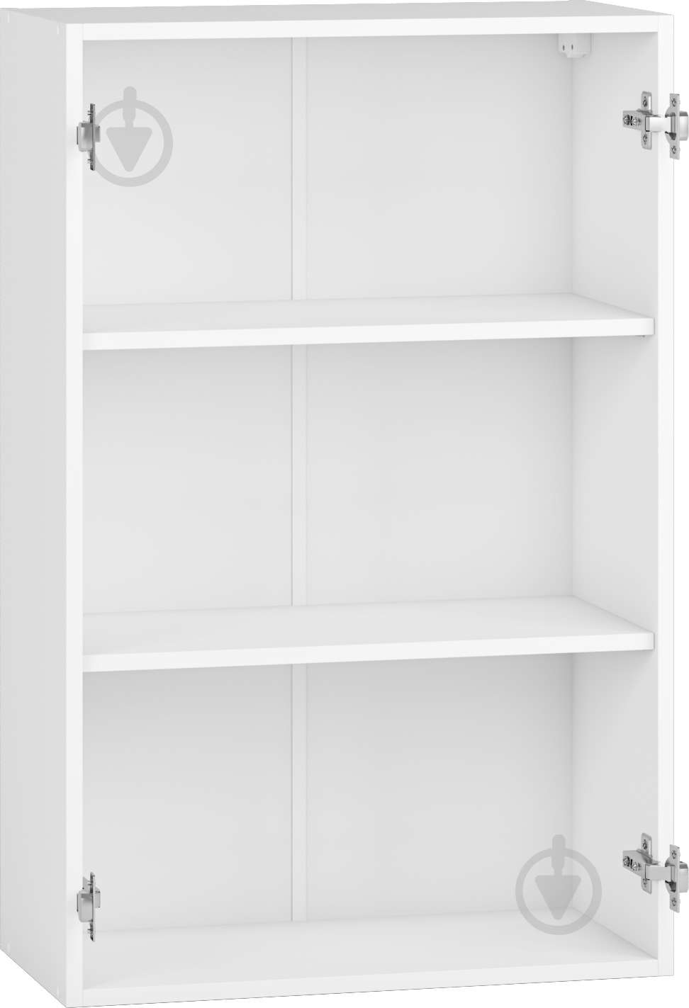 Шкаф верхний Грейд распашной 600x927x300 мм белый - фото 1
