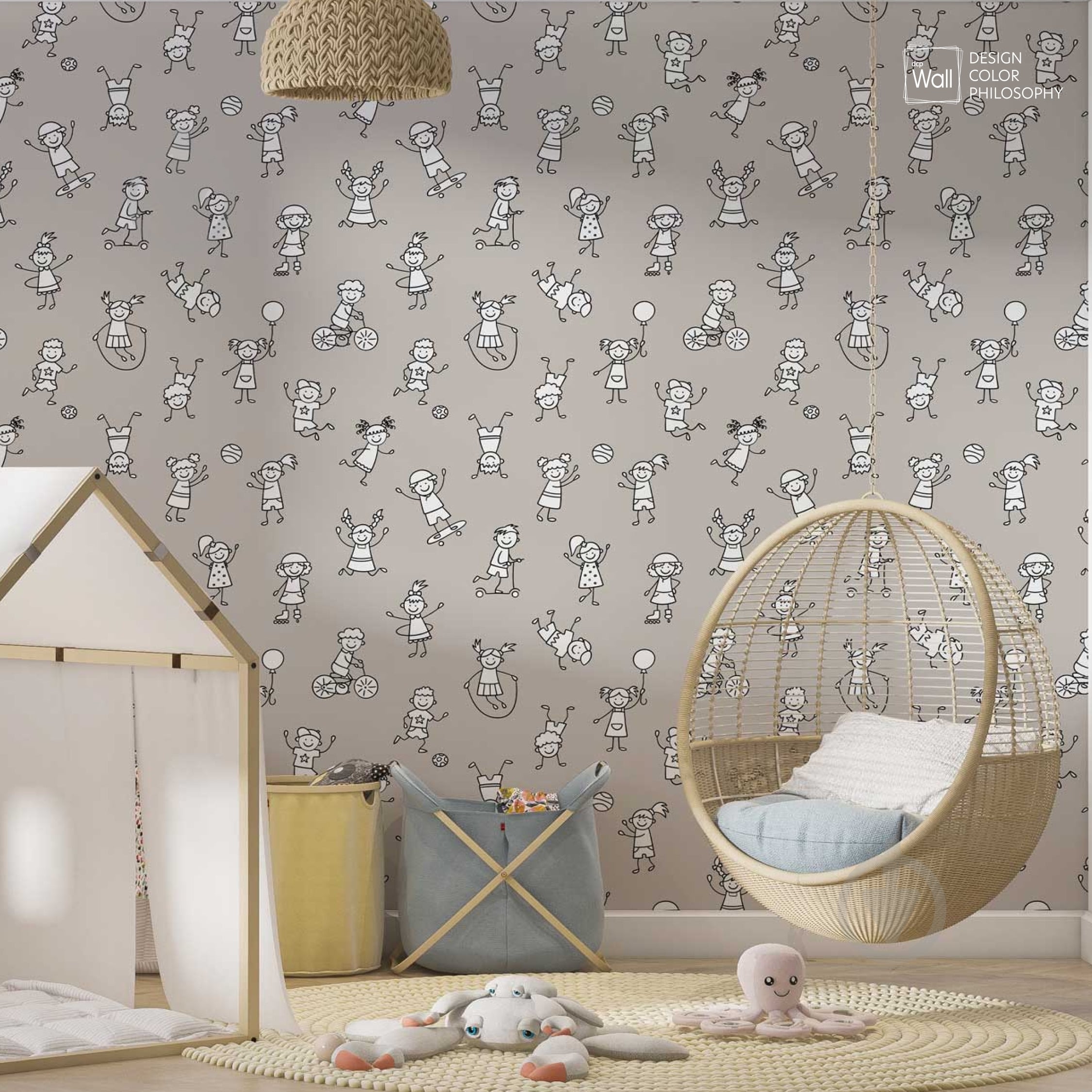 Обои дизайнерские DCPWall WHISPER WH-p057-C 250x200 см 5 кв.м - фото 4