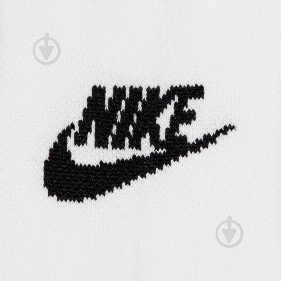 Носки Nike SPORTSWEAR EVERYDAY ESSENTIAL DX5075-100 р.34-38 белый 3 пари шт. - фото 3