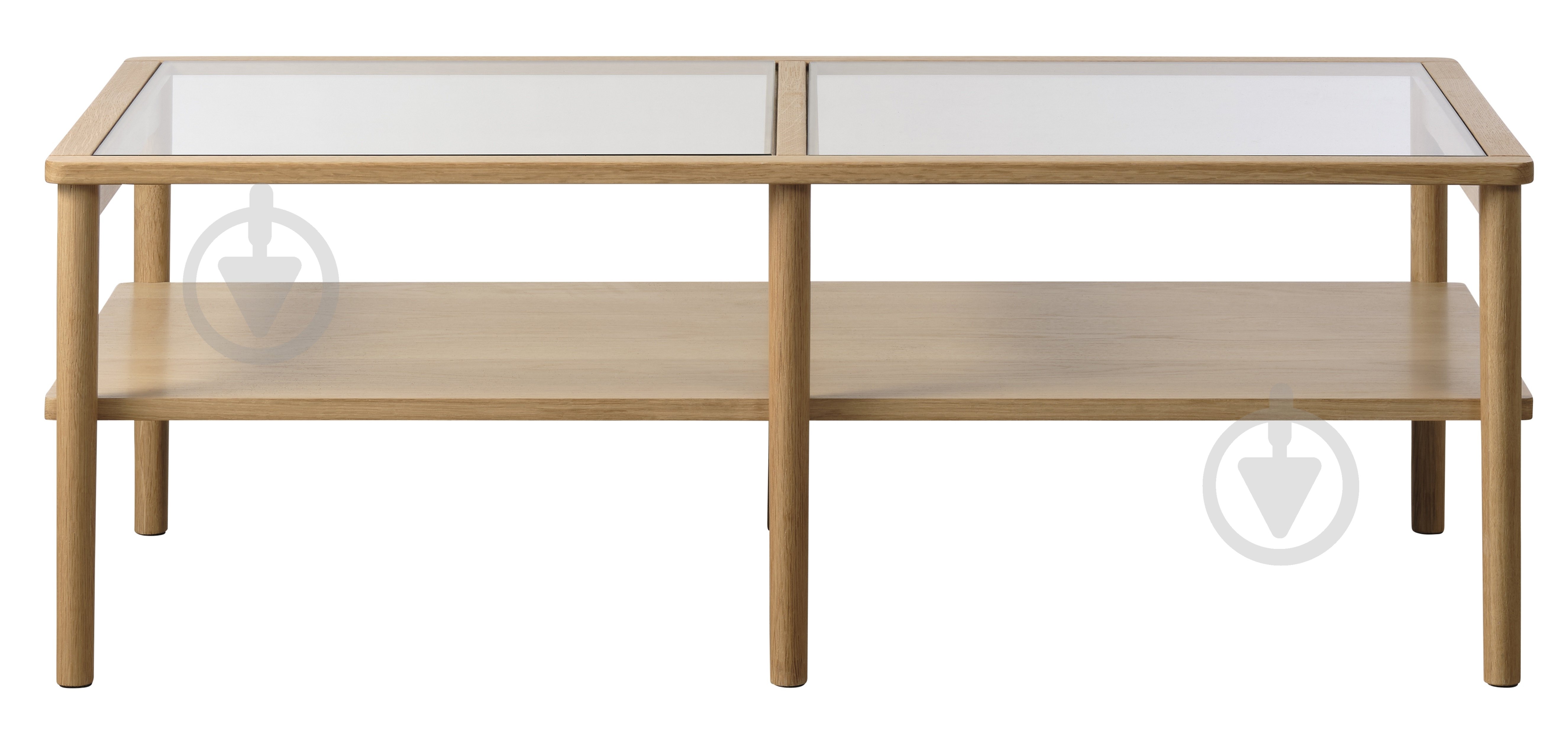 Стол журнальный Unique Furniture ELBA 1200x600x410 мм дуб натуральный/прозрачный (48510200 ) - фото 1 Стол журнальный Unique Furniture ELBA 1200x600x410 мм дуб натуральный/прозрачный (48510200 ) - фото 1