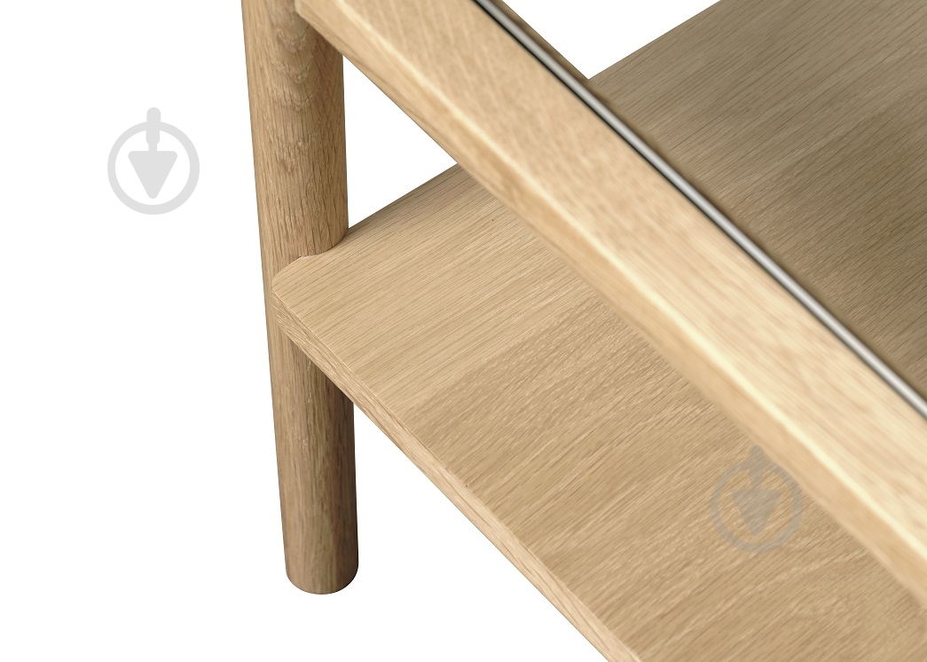 Стол журнальный Unique Furniture ELBA 1200x600x410 мм дуб натуральный/прозрачный (48510200 ) - фото 4 Стол журнальный Unique Furniture ELBA 1200x600x410 мм дуб натуральный/прозрачный (48510200 ) - фото 4