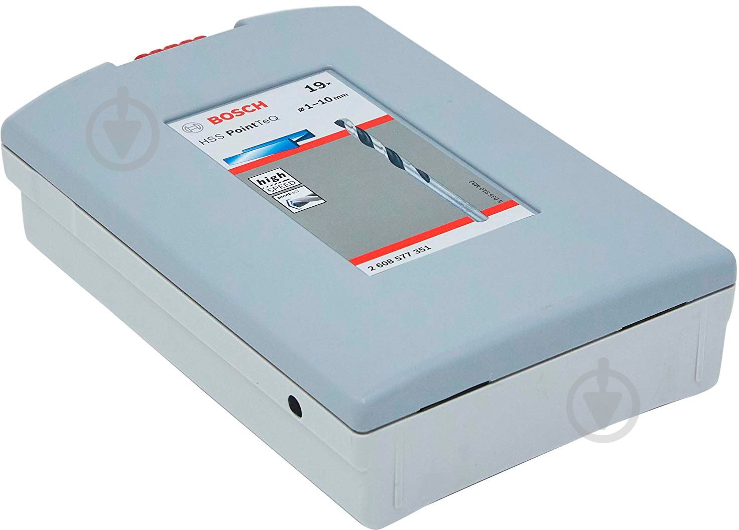 Набір свердел Bosch HSS PointTeQ ProBox 1-10 мм 19 шт. 2608577351 - фото 8