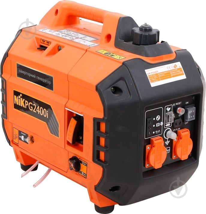 Генератор бензиновый NIK 1,8 кВт / 2 кВт 220 В PG2400і - фото 1