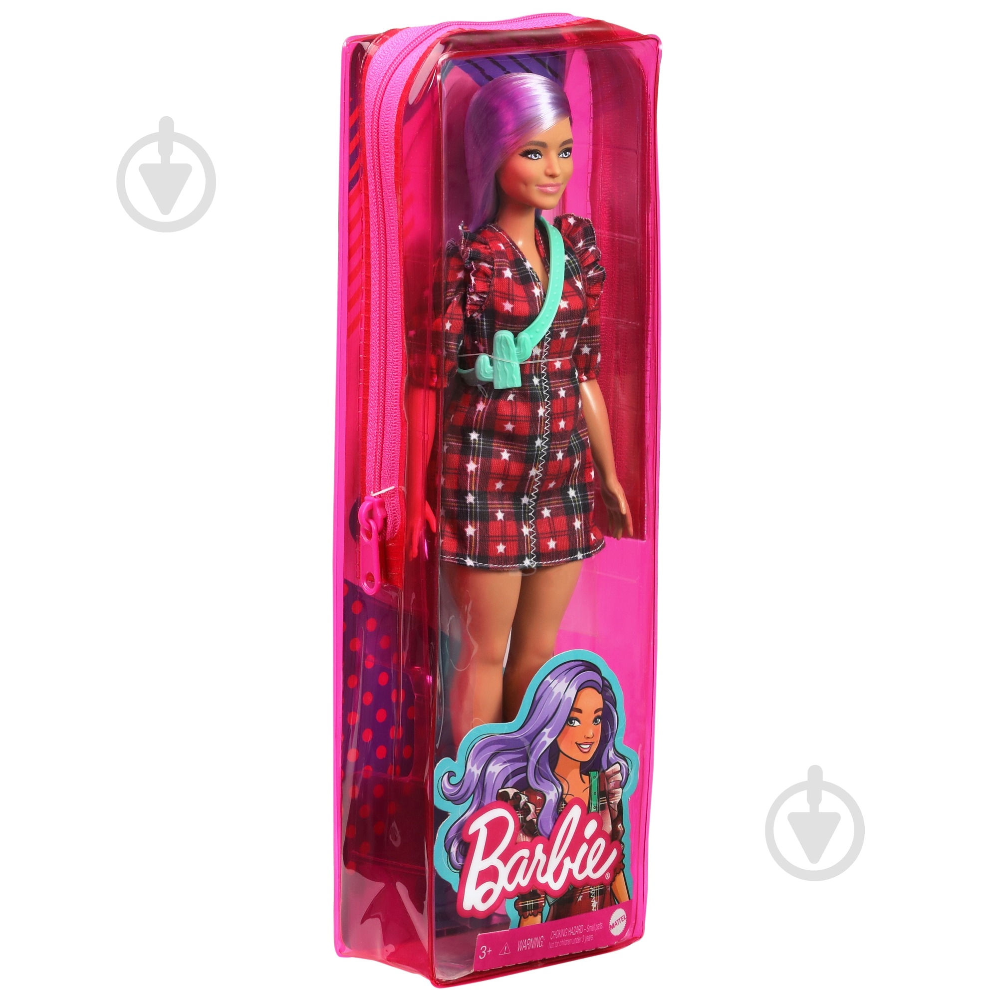 Кукла Barbie Модница в клетчатом платье GRB49 - фото 10