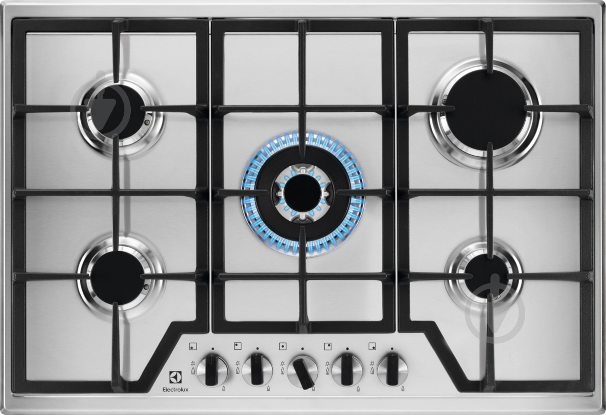 Варочная поверхность газовая Electrolux GPE373MX - фото 1 Варочная поверхность газовая Electrolux GPE373MX - фото 1
