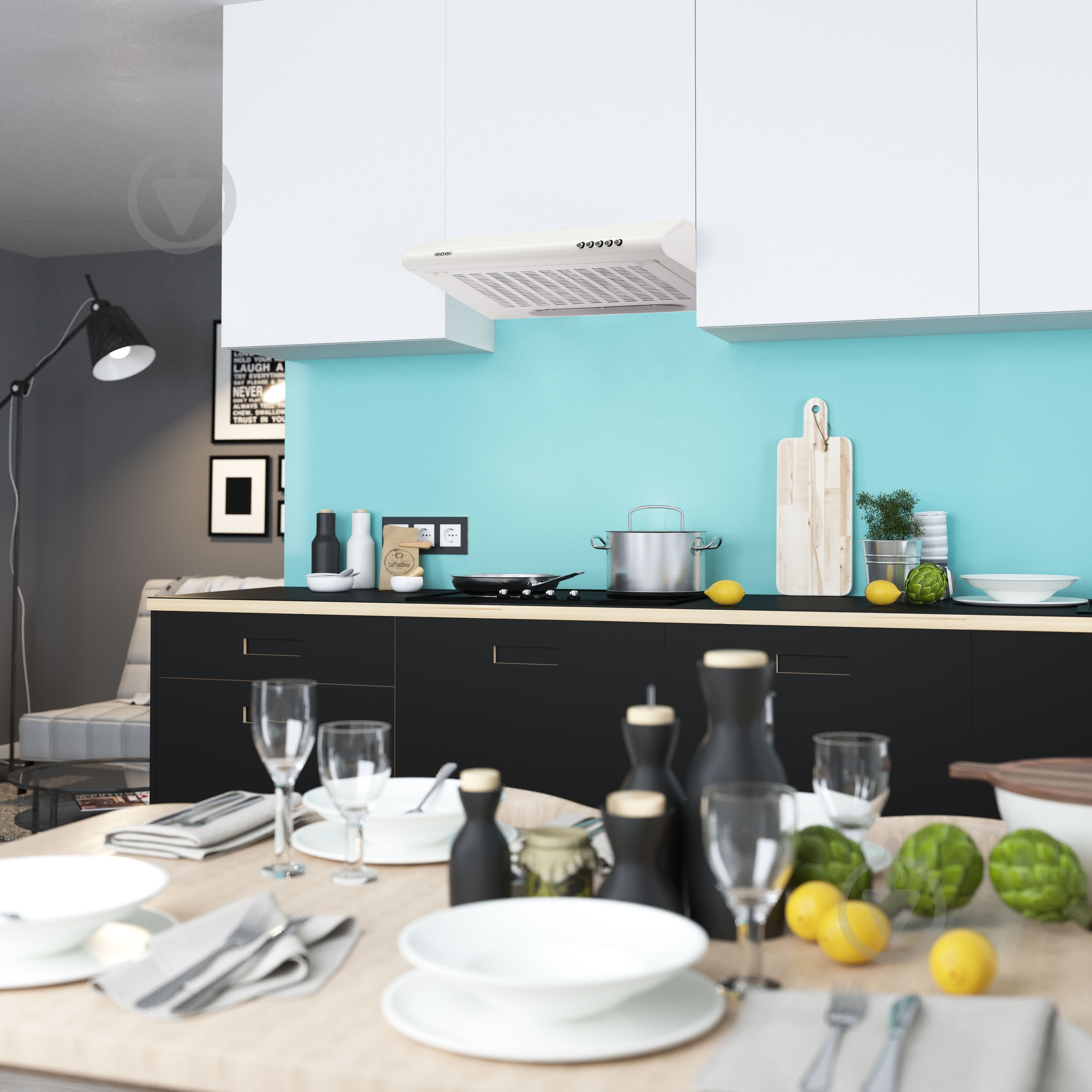 Вытяжка Eleyus Vizor 60 WH - фото 15