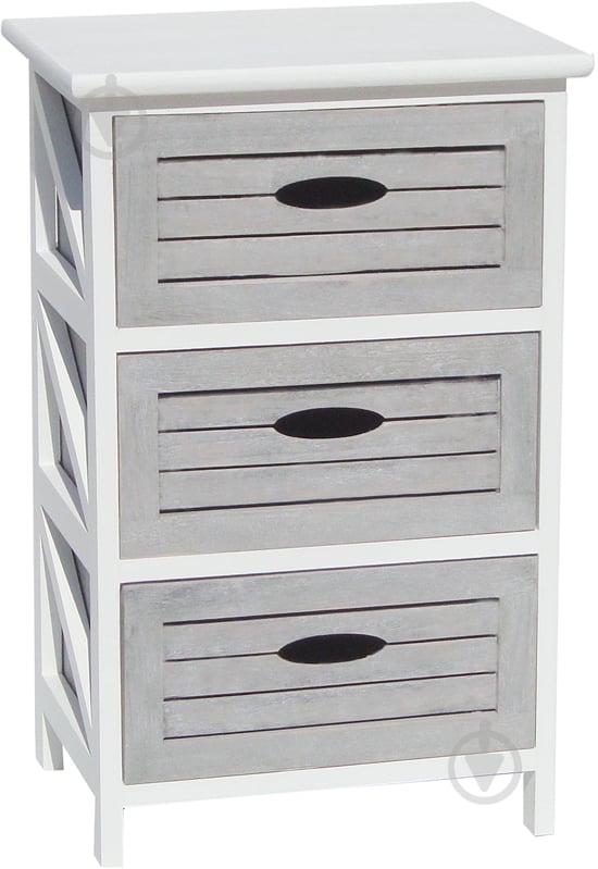 Комод Special4You Wale 3D белый - фото 1