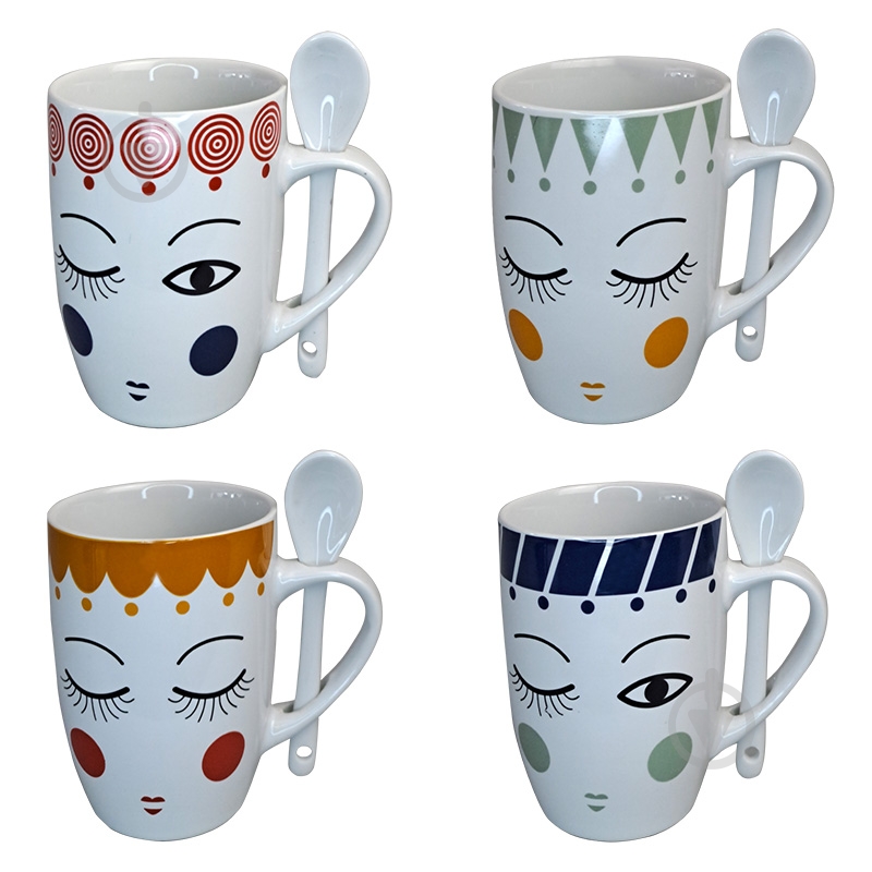 Чашка Vittora Игривые глазки 350 мл VT-C-97350 - фото 1 Чашка Vittora Игривые глазки 350 мл VT-C-97350 - фото 1