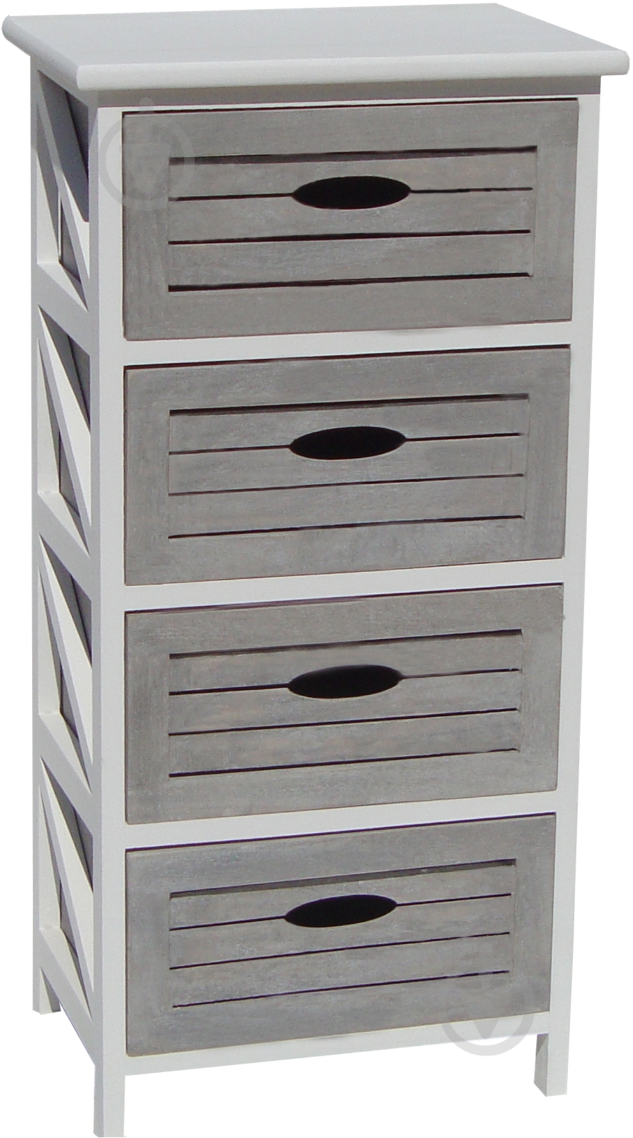 Комод Special4You Wale 4D белый - фото 1