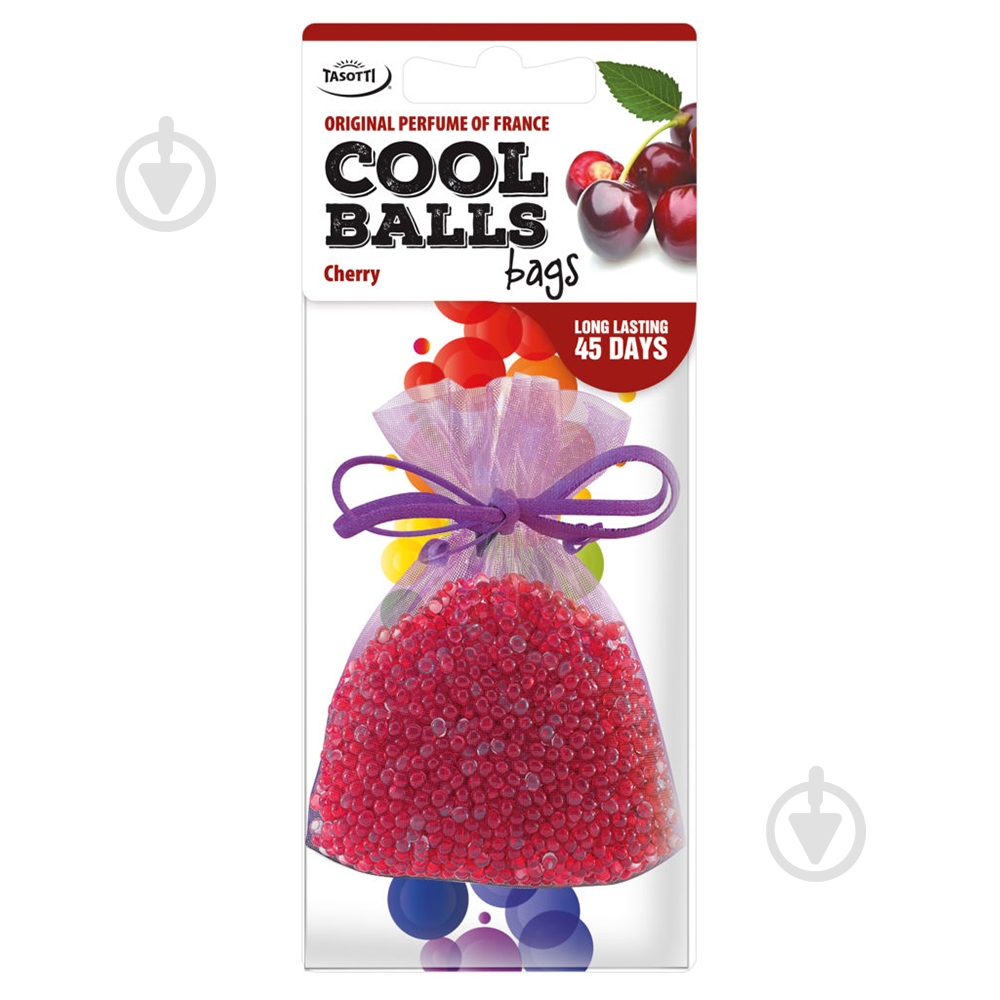 Ароматизатор подвесной Tasotti Cool Balls Bags Cherry - фото 1