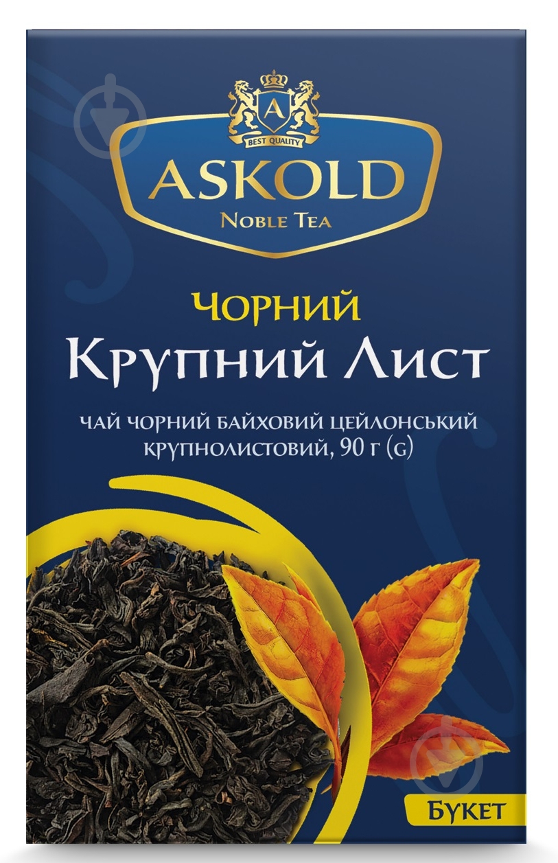 Чай черный Askold О.Р.А. Букет 90 г (4820171915301) - фото 1 Чай черный Askold О.Р.А. Букет 90 г (4820171915301) - фото 1