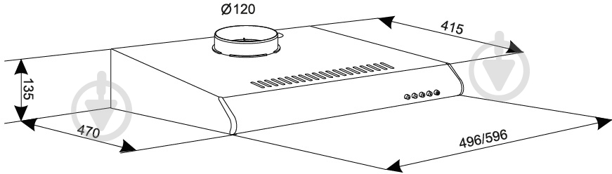 Вытяжка Eleyus Vizor 60 BR - фото 14