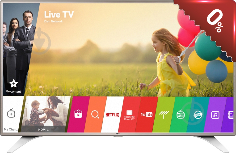 Телевизор LG 32LH609V - фото 1