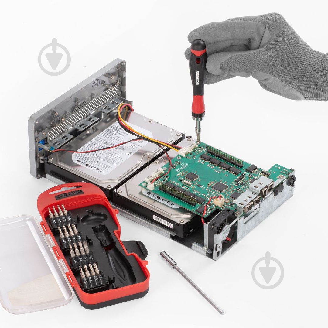 Набор отверток Kreator с трещоткой 18 шт. KRT400007 - фото 4 Набор отверток Kreator с трещоткой 18 шт. KRT400007 - фото 4