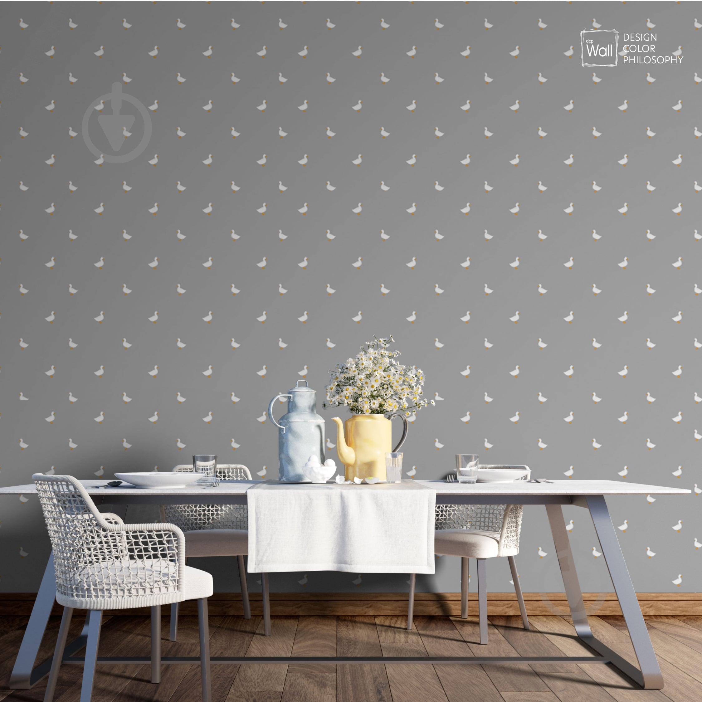 Обои дизайнерские DCPWall WHISPER WH-p105-A 275x200 см 5,5 кв.м - фото 4