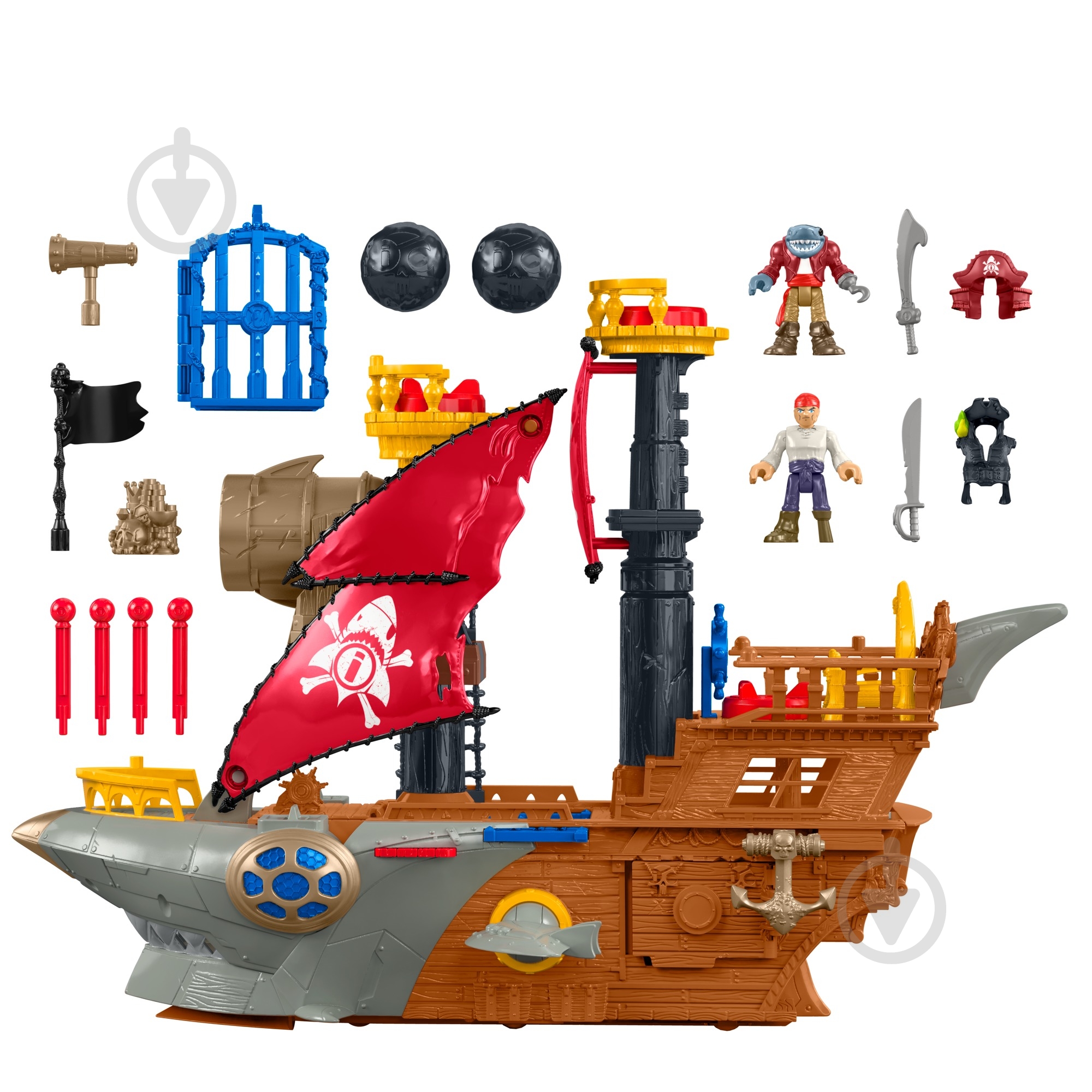 Игровой набор Imaginext Пиратский корабль DHH61 - фото 2