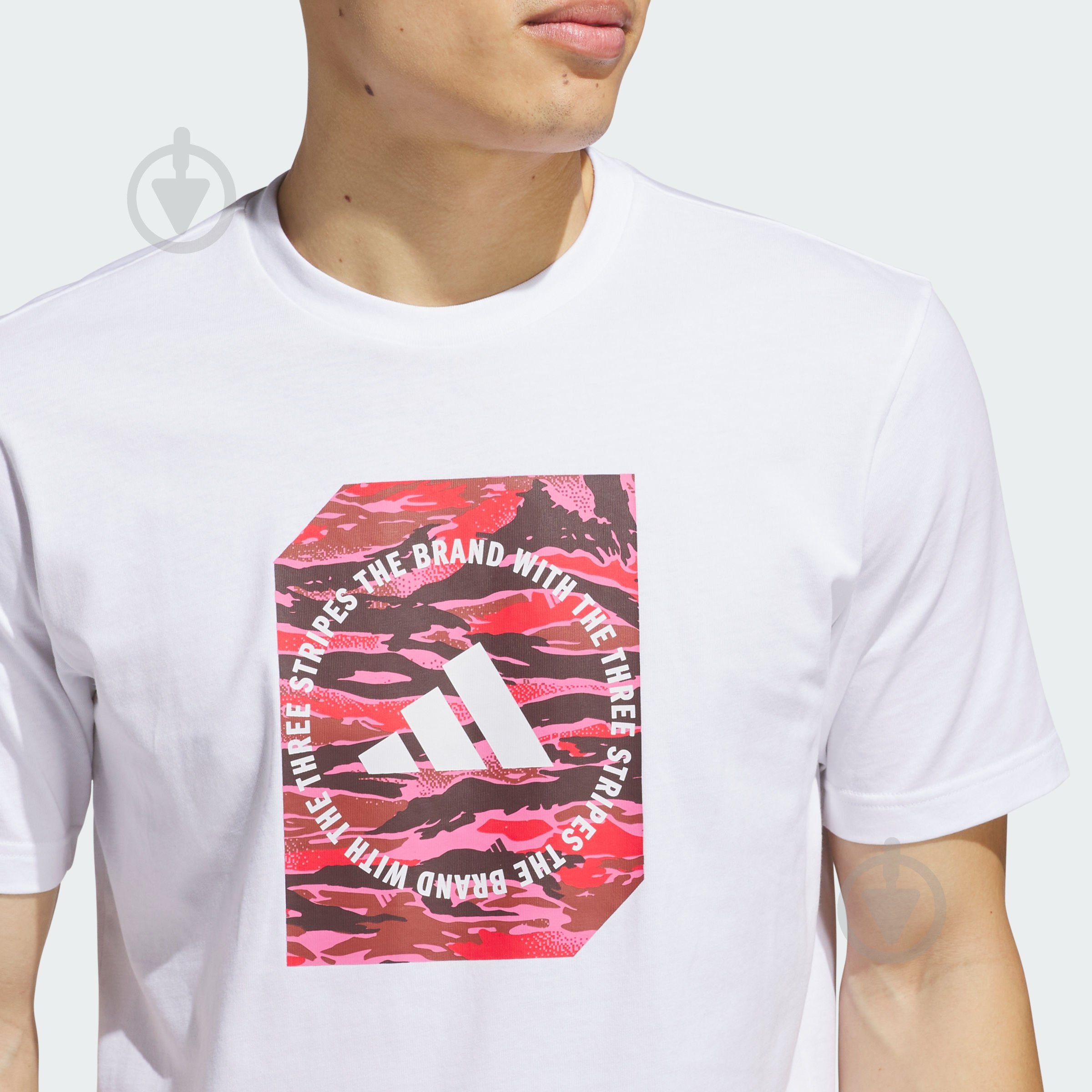 Футболка Adidas M C CAMO BOX T JI6763 р.L білий - фото 3 Футболка Adidas M C CAMO BOX T JI6763 р.L білий - фото 3