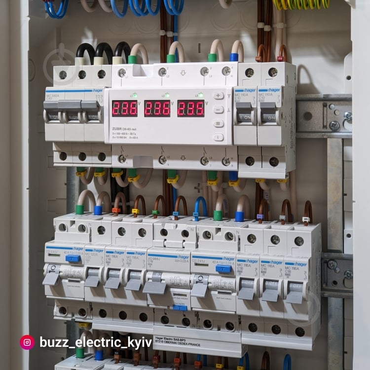 Реле напряжения ZUBR D6-63 red трехфазное с двумя режимами работы (63 А, 13 900 ВА) - фото 7 Реле напряжения ZUBR D6-63 red трехфазное с двумя режимами работы (63 А, 13 900 ВА) - фото 7