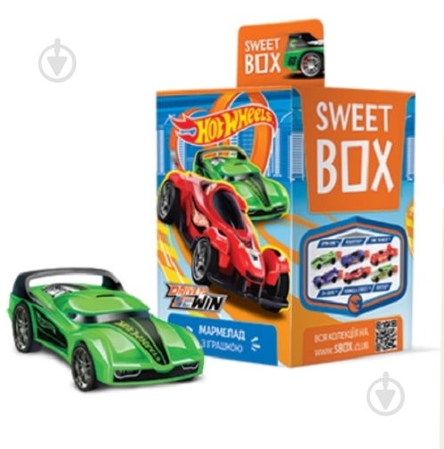 Набор Sweet Box Hot Wheels 2 мармелад с игрушкой 10 г - фото 1