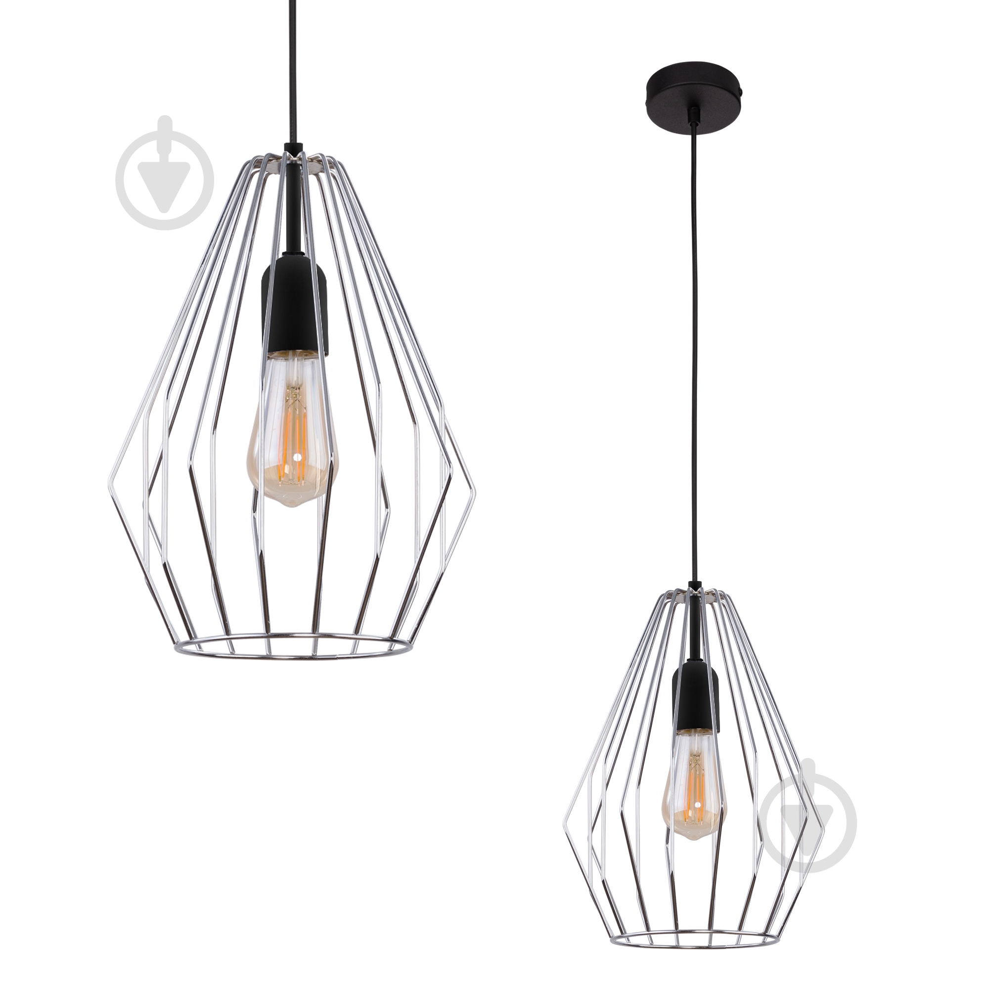 Підвіс TK Lighting 60 Вт E27 799 - фото 1