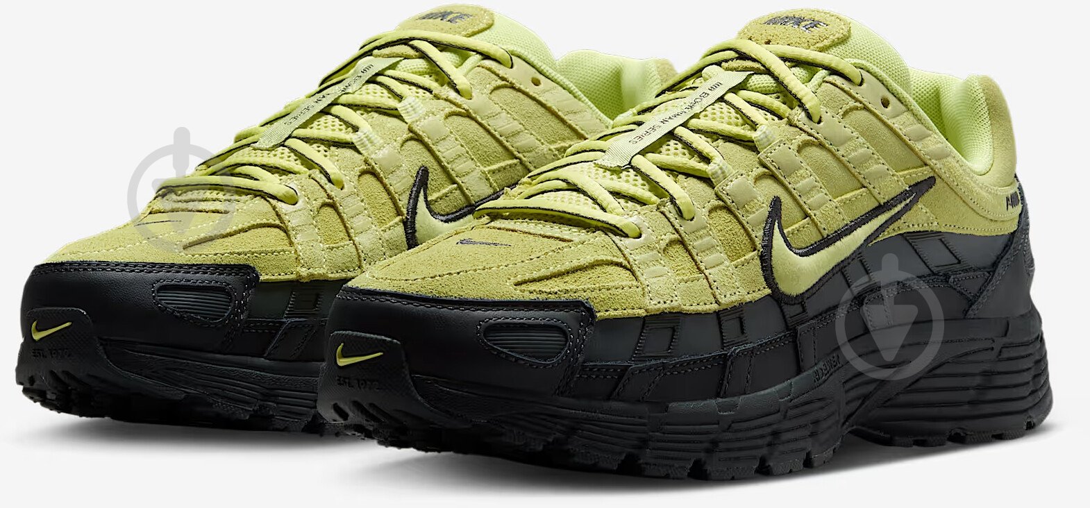 Кросівки чоловічі Nike P-6000 PRM IF0668-300 р.45 зелені із чорним - фото 3 Кросівки чоловічі Nike P-6000 PRM IF0668-300 р.45 зелені із чорним - фото 3