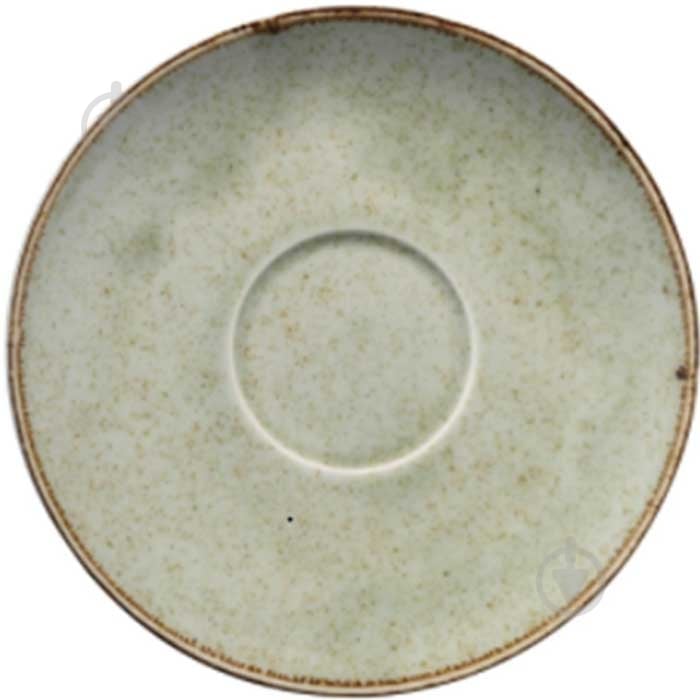 Блюдце Kutahya чайне Lima 10,7 см зелене - фото 1 Блюдце Kutahya чайне Lima 10,7 см зелене - фото 1